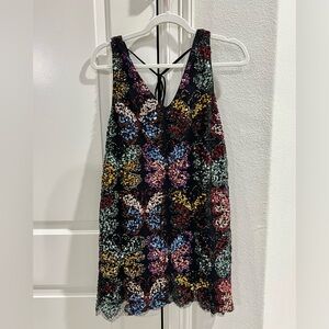 Free people Multicolor Floral Lace Dress
